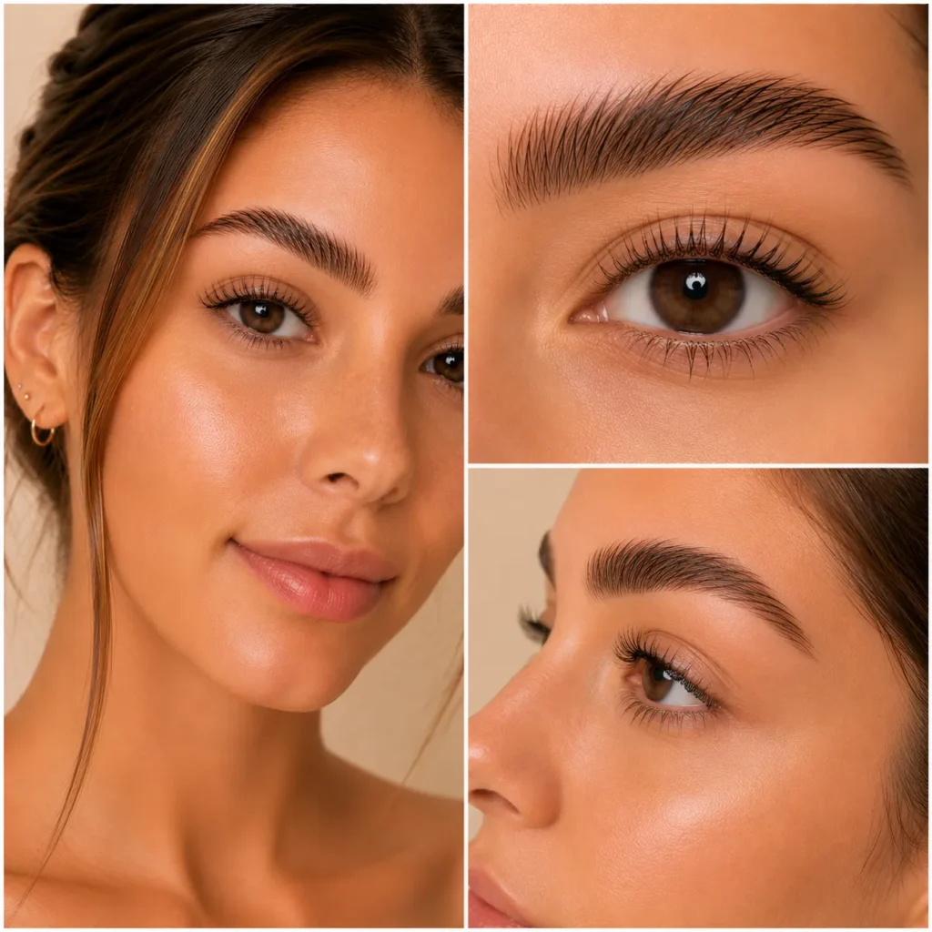 Lamination des sourcils & rehaussement de cils (forfait) à Montréal