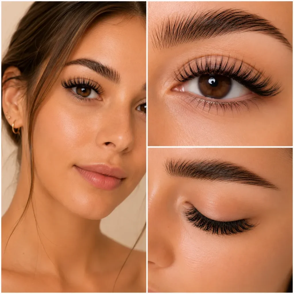 Extensions de cils hybrides à Montréal