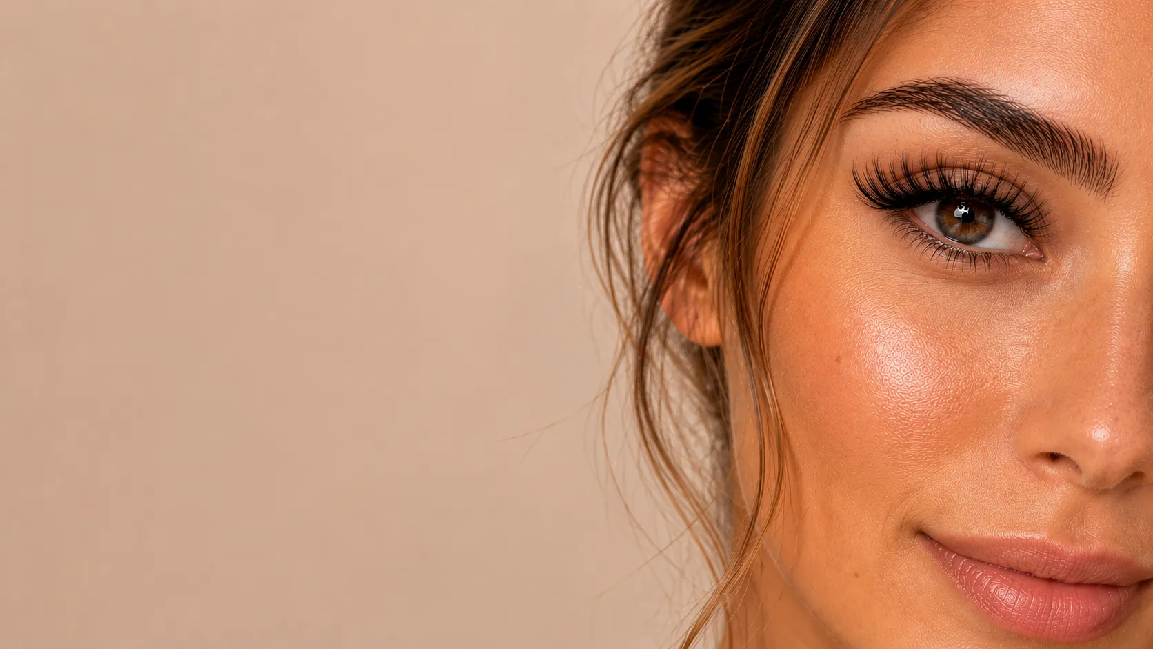 Retouche d’extensions de cils Hybrides à Montréal