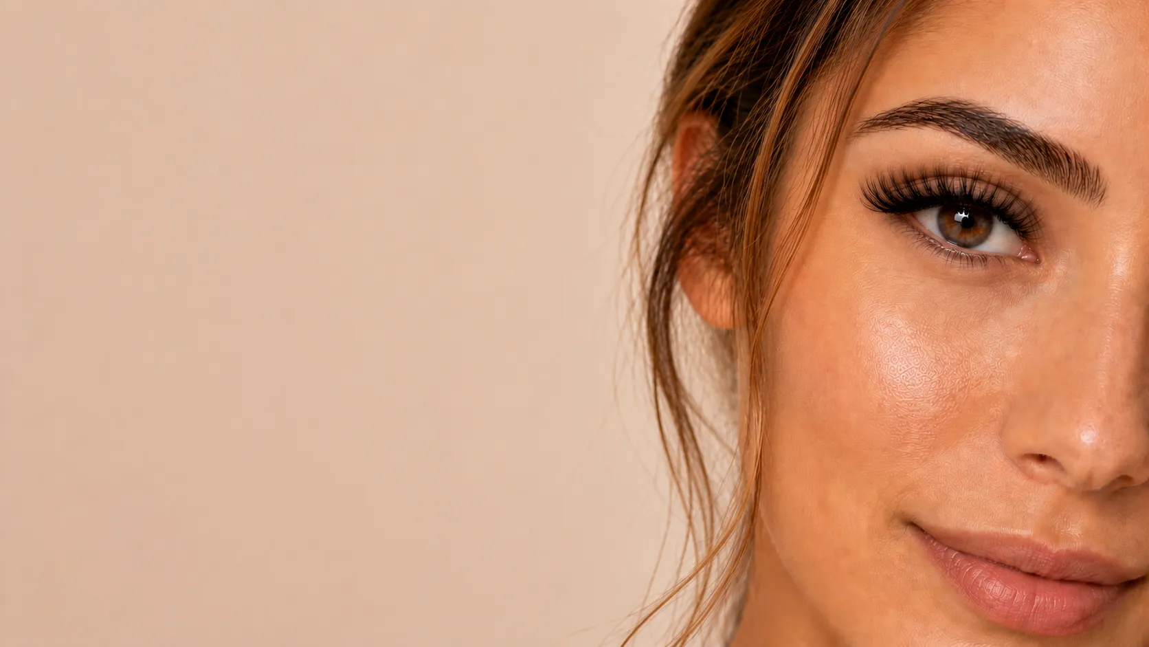 Retouche d’extensions de cils Volume à Montréal